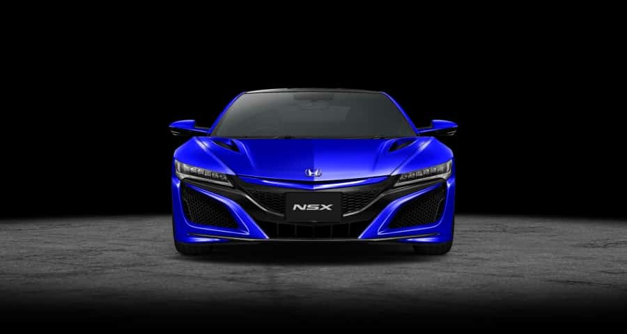 新型NSX：ヌーベルブルー・パール（フロント）