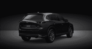 新型CX-5：ディープクリスタルブルーマイカ（リヤ）
