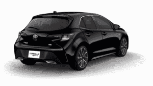 新型カローラスポーツ「G“Z”」：アティチュードブラックマイカ（リヤ画像）