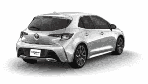 新型カローラスポーツ「G“Z”」：シルバーメタリック（リヤ画像）