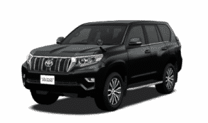 新型ランドクルーザープラド：ブラック（全体像）