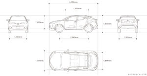新型C-HRのサイズ画像