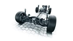 新型C-HRのサスペンション画像