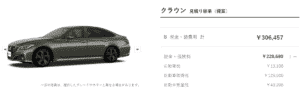 「2.0 RS」の税額画像
