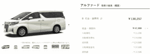 「HYBRID G」の税額画像