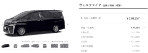 「HYBRID Z」の税額画像