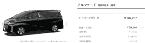 「S“C パッケージ”」の税額画像