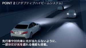 アダプティブハイビームシステムの画像