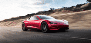 テスラのロードスターの画像