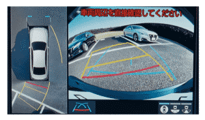 パノラミックビューモニターの画像
