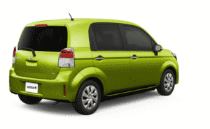 スペイド：フレッシュグリーンマイカメタリック（リヤ）