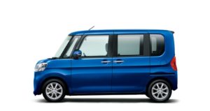 タント：ディープブルークリスタルマイカ（サイド）