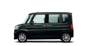 タント：ブラックマイカメタリック（サイド）