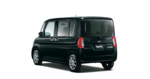 タント：ブラックマイカメタリック（リヤ）