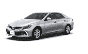 マークX：シルバーメタリック（全体像）