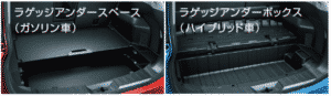 2列シート車のアンダーボックス