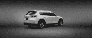 CX-8：スノーフレイクホワイトパールマイカ（リヤ）