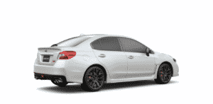 WRX STI：クリスタルホワイト・パール（リヤ）