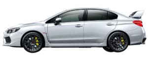 WRX STI：クリスタルホワイト・パール（全体像）