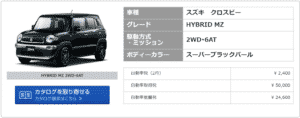 「HYBRID MZ」の税額目処画像